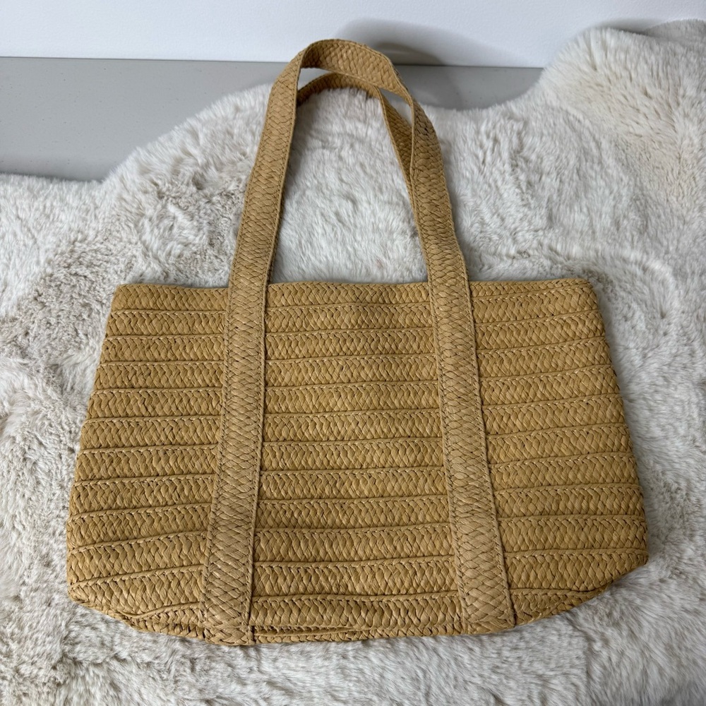 Draper James Tan Woven‎ Tote